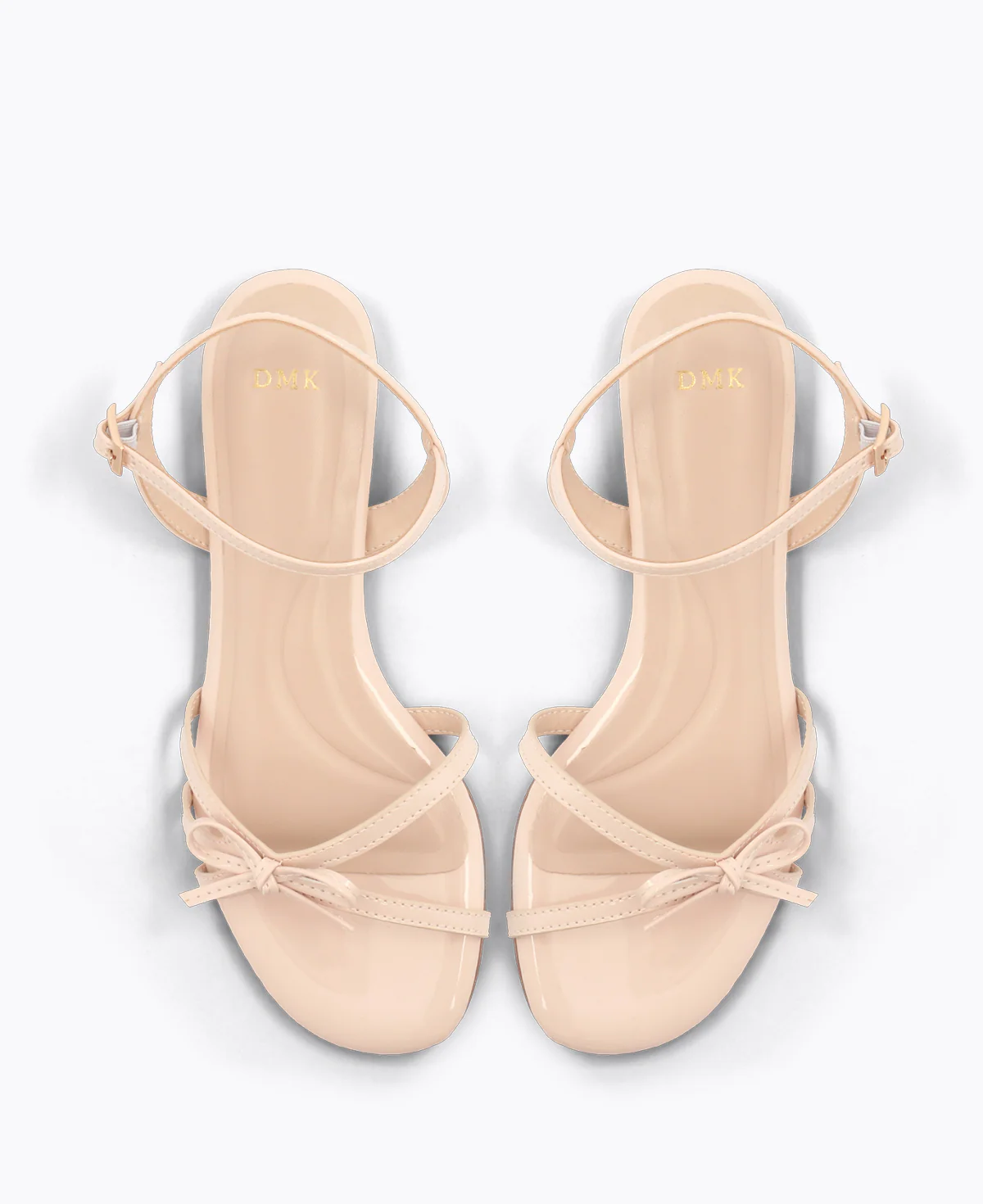 Aurora Bow Flat Sandals - Nude - Image 4