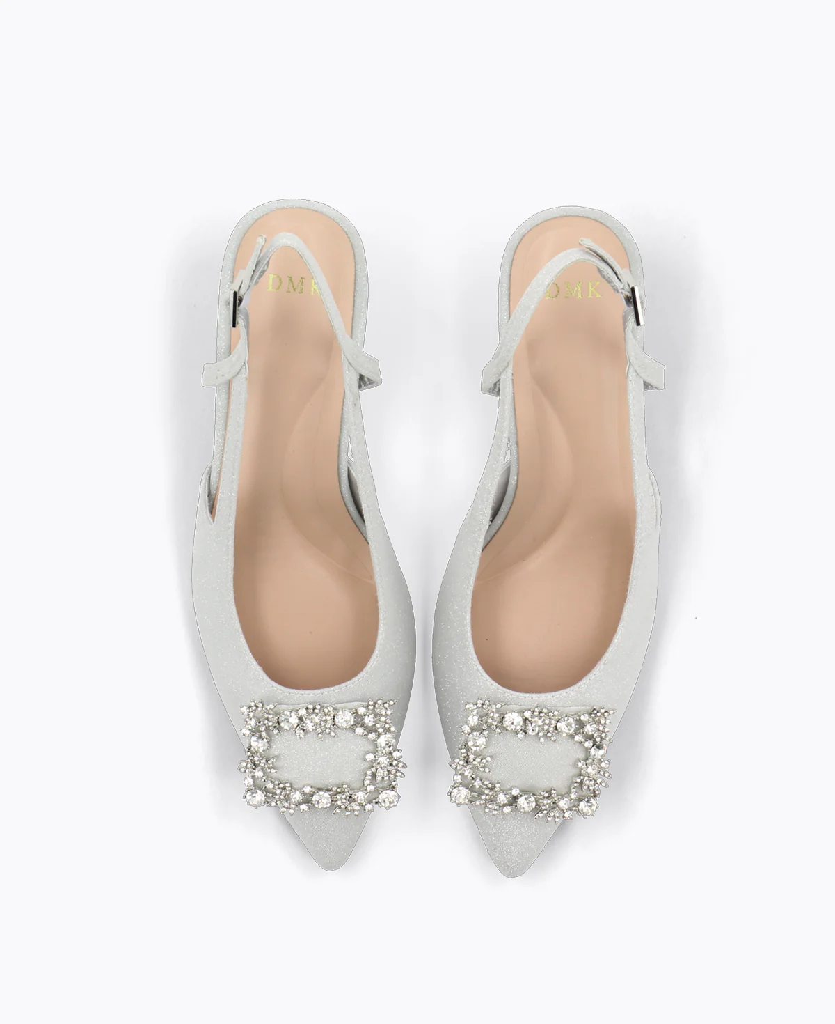 Briella Slingback Heel Pumps - Silver - Image 4