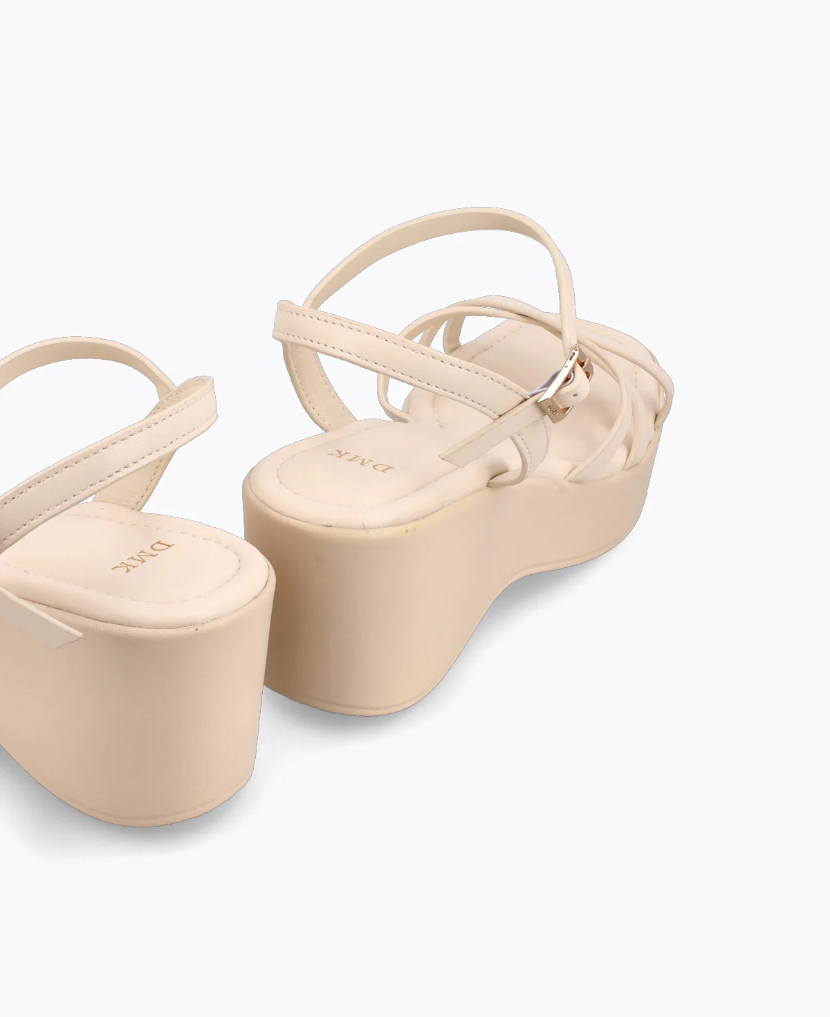 Celestial Platform Heel Sandals - Beige - Image 3