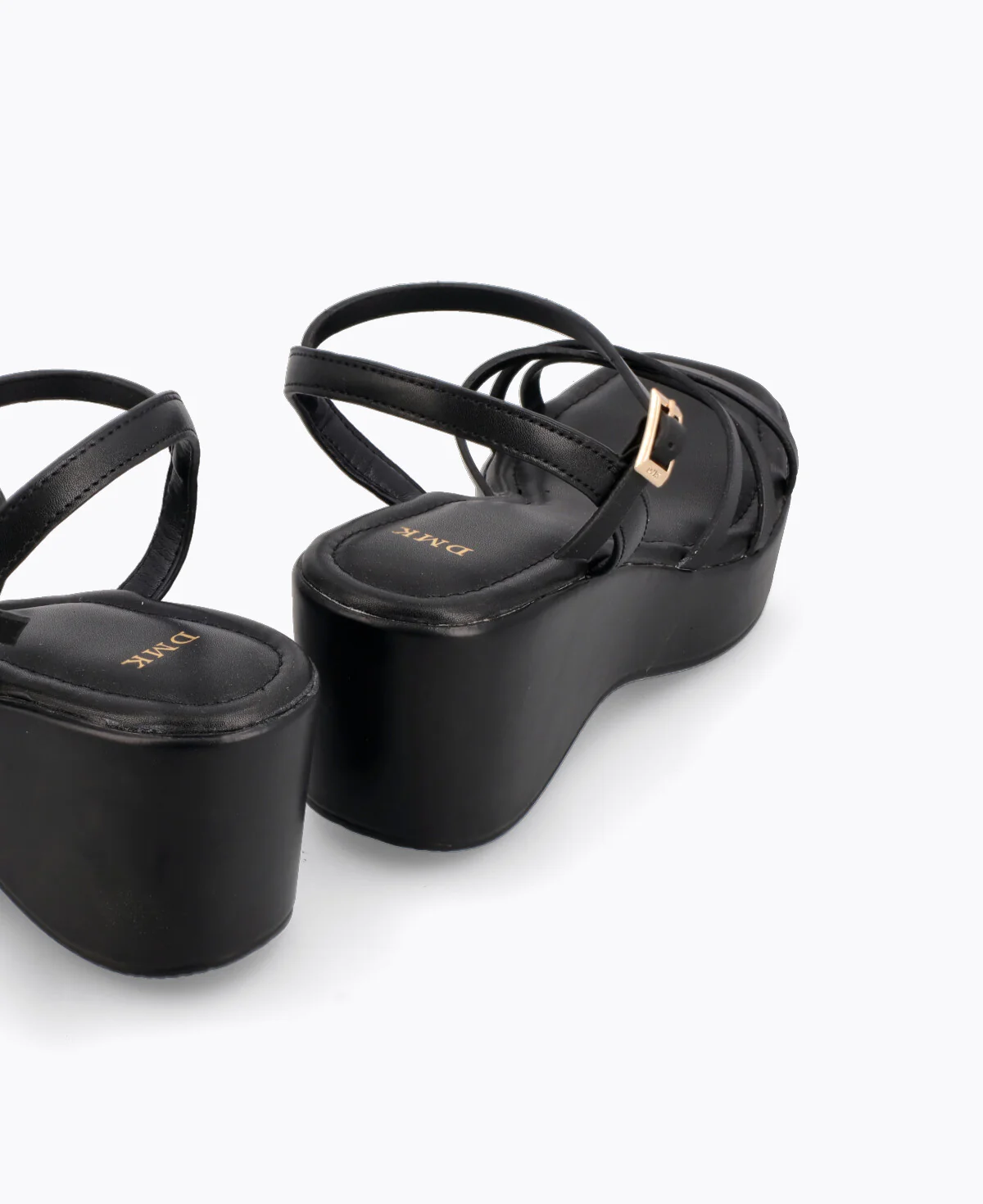 Celestial Platform Heel Sandals - Black - Image 3