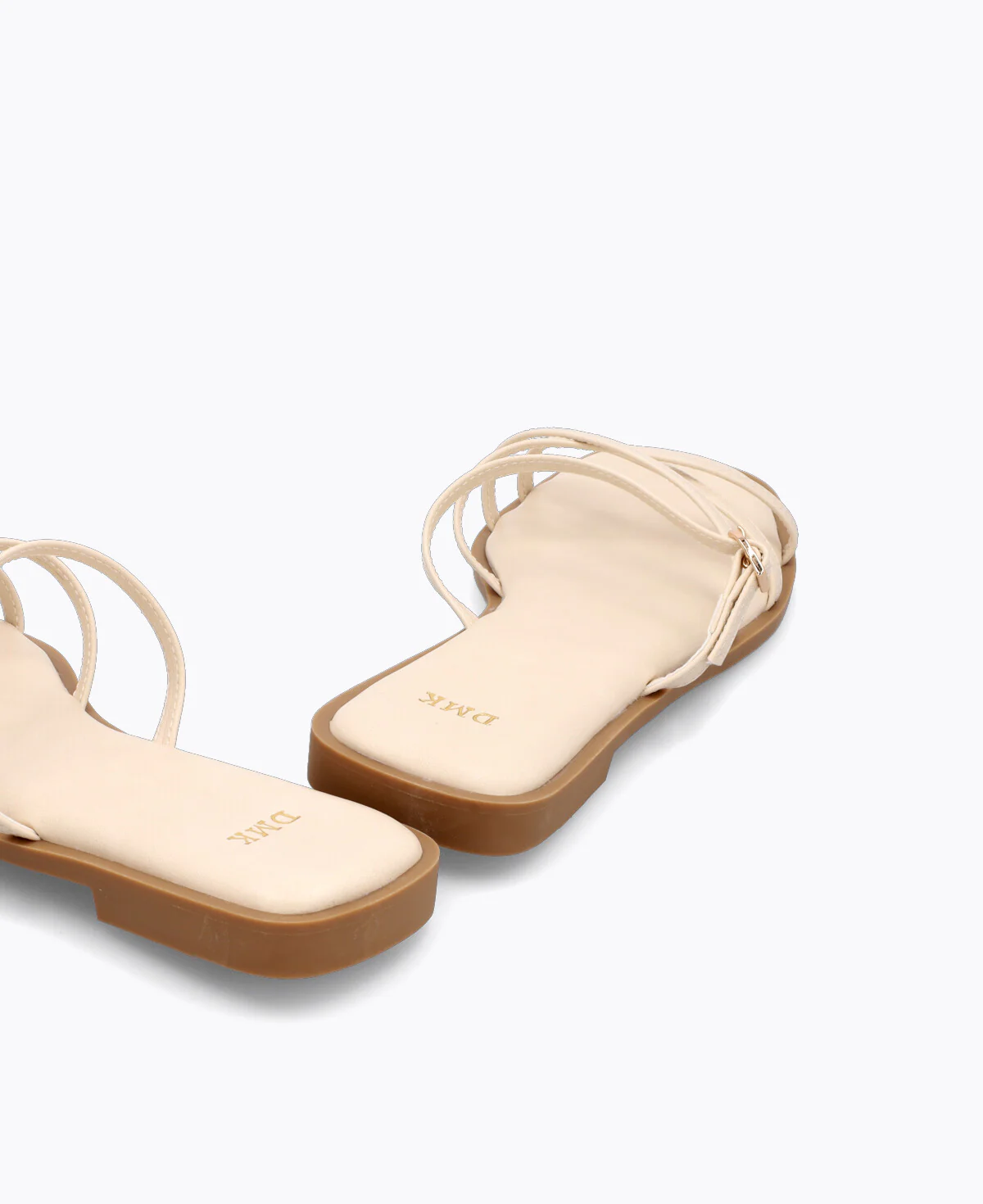 Elly Flat Sandals - Beige - Image 3