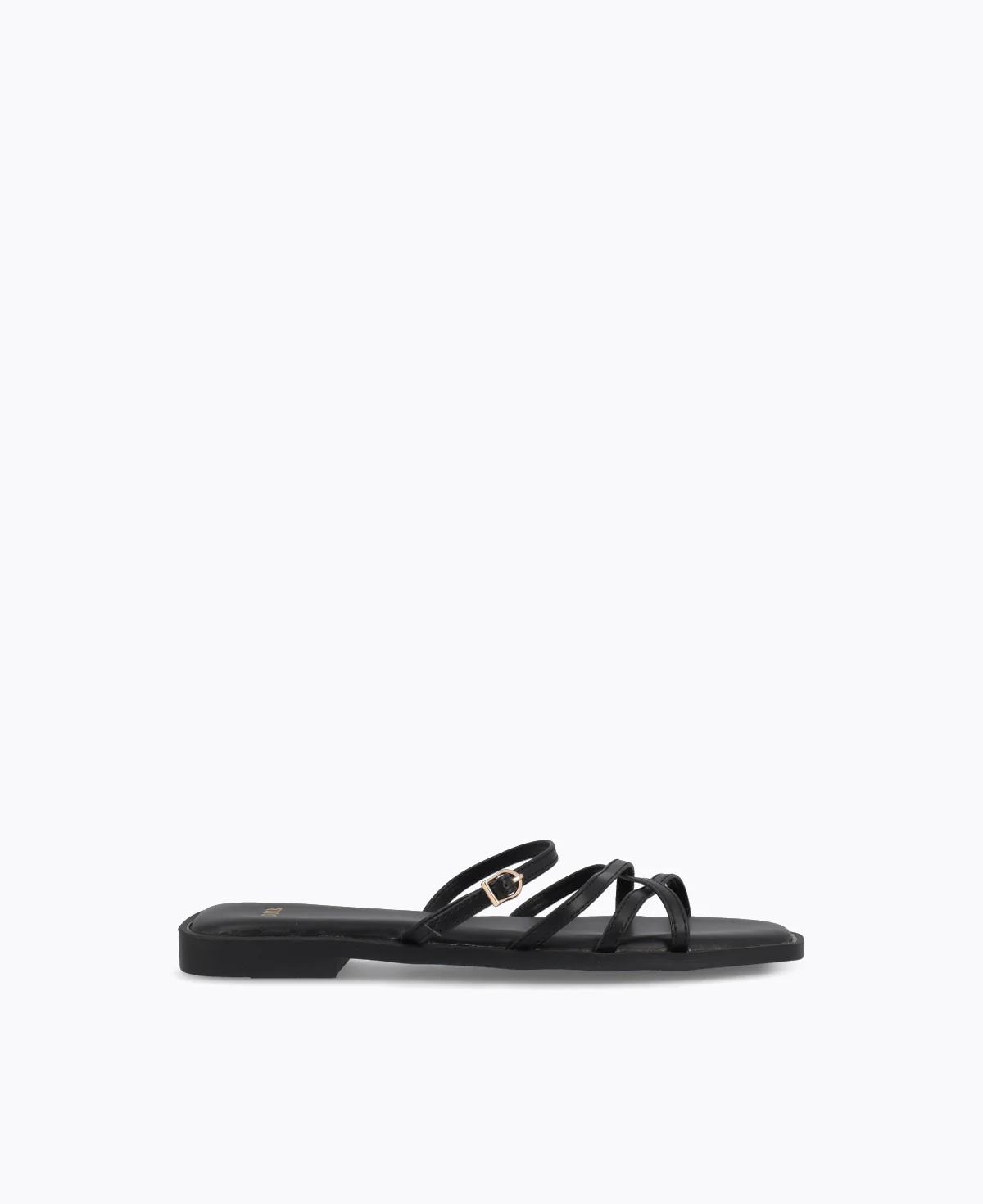 Elly Flat Sandals - Black