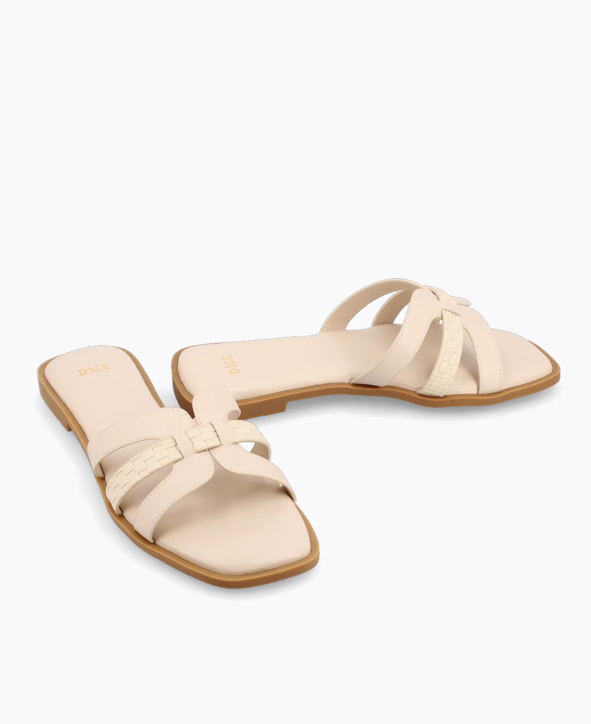 Erina Flat Sandals - Beige - Image 2