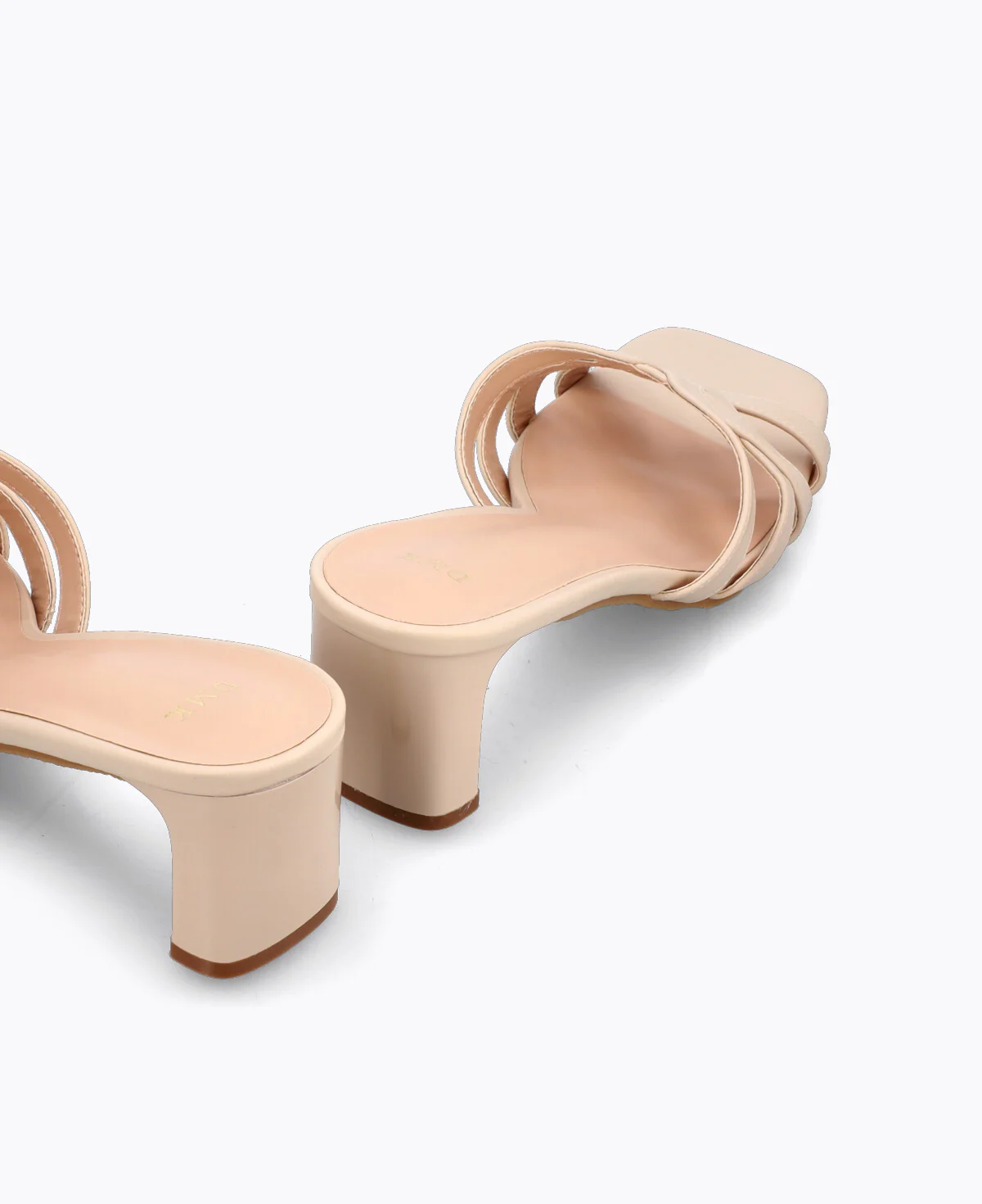 Estella Heel Sandals - Beige - Image 3