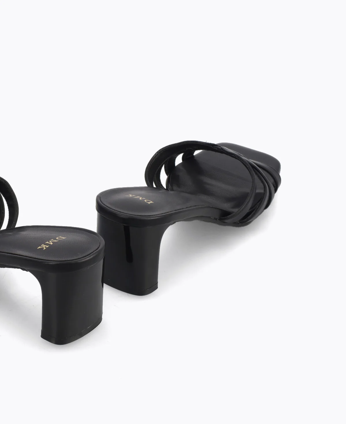 Estella Heel Sandals - Black - Image 3