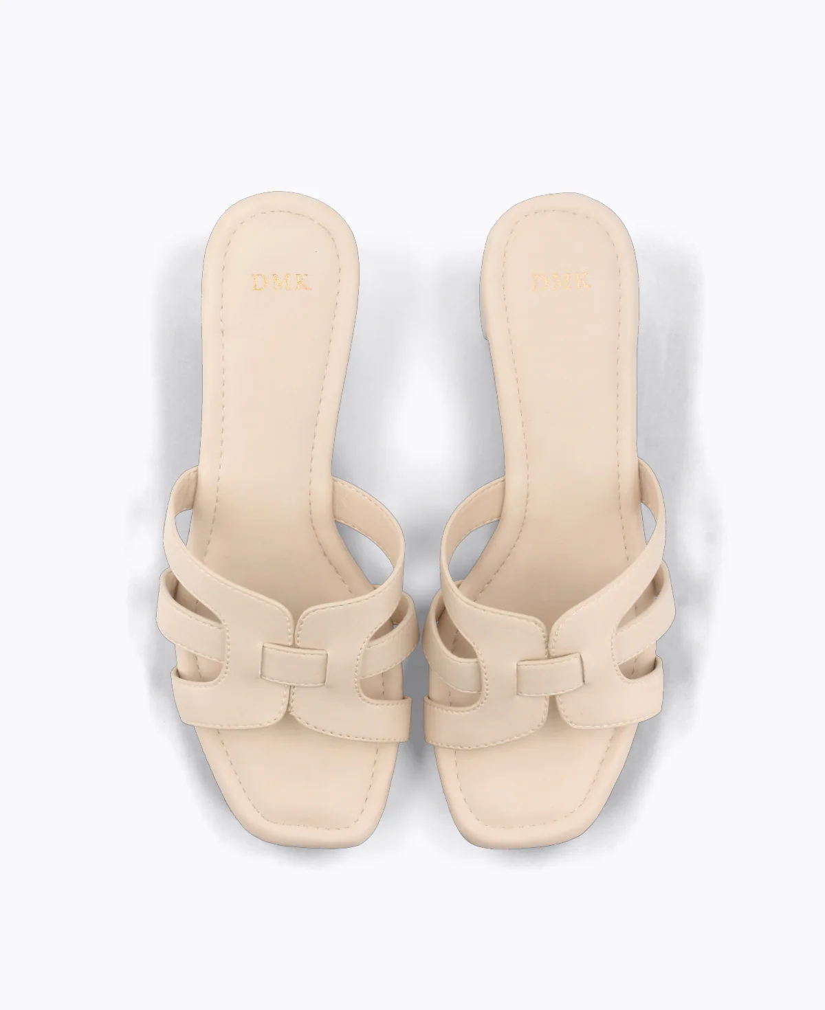 Hera Platform Heel Sandals - Beige - Image 4