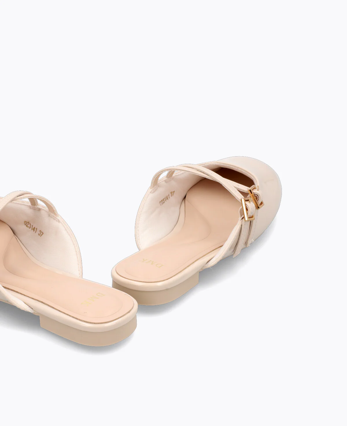 Kacey Mary Jane Flats - Beige - Image 3