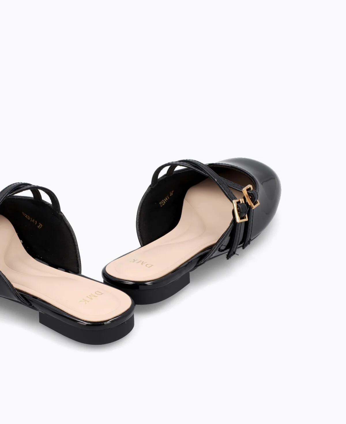 Kacey Mary Jane Flats - Black - Image 3