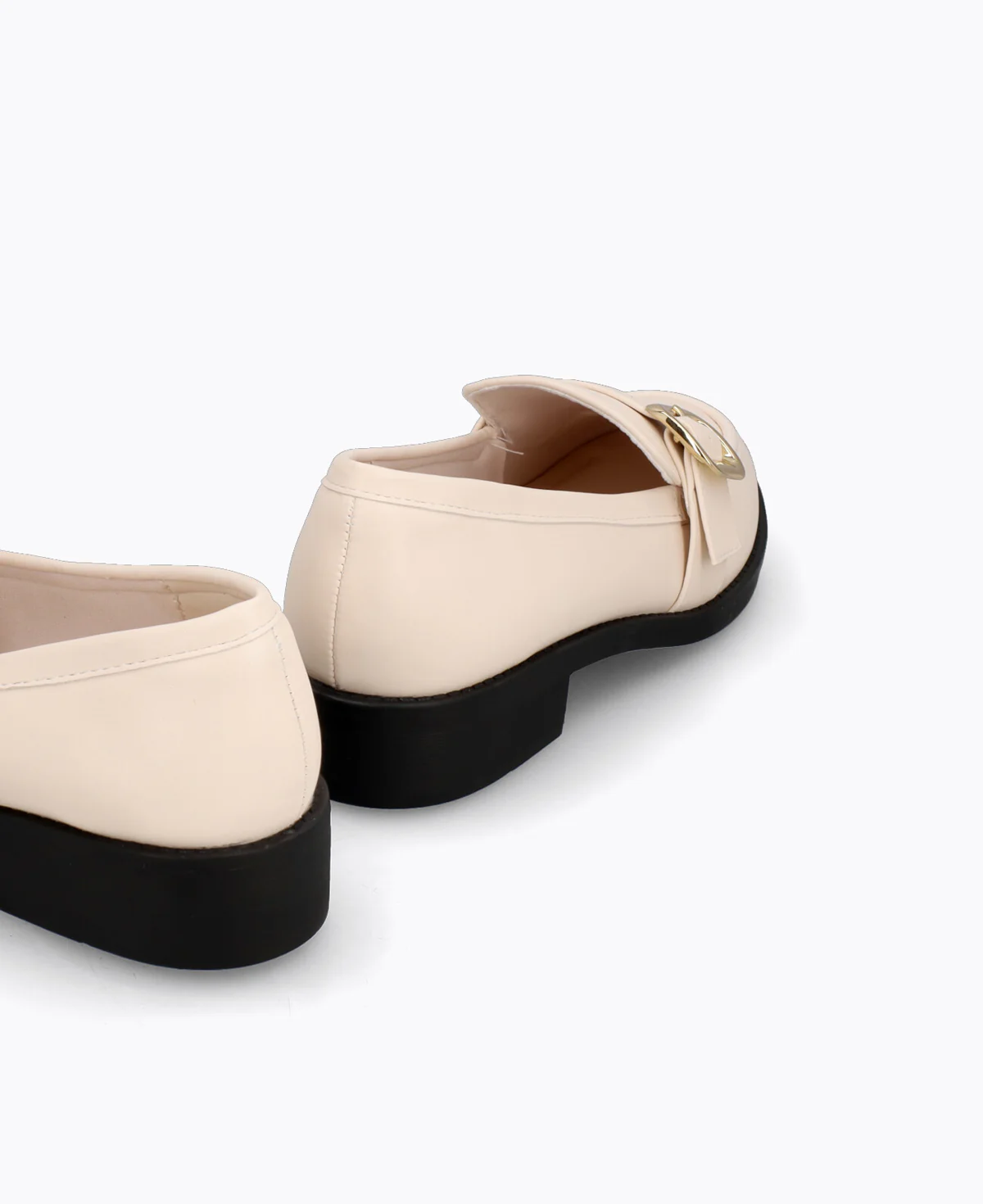 Lola Platform Loafers - Beige - Image 3