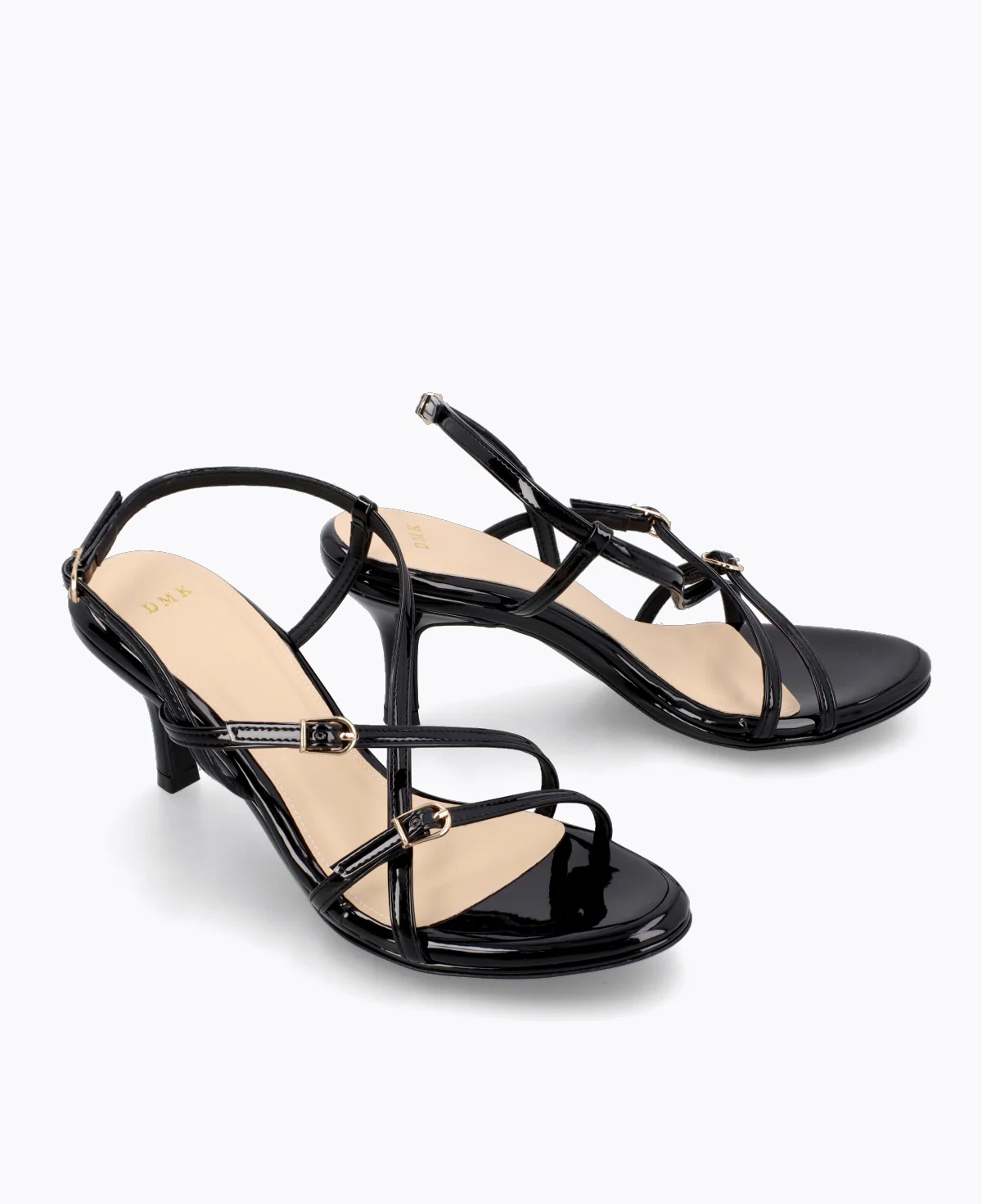 Maeve Strappy Heel Sandals - Black - Image 2