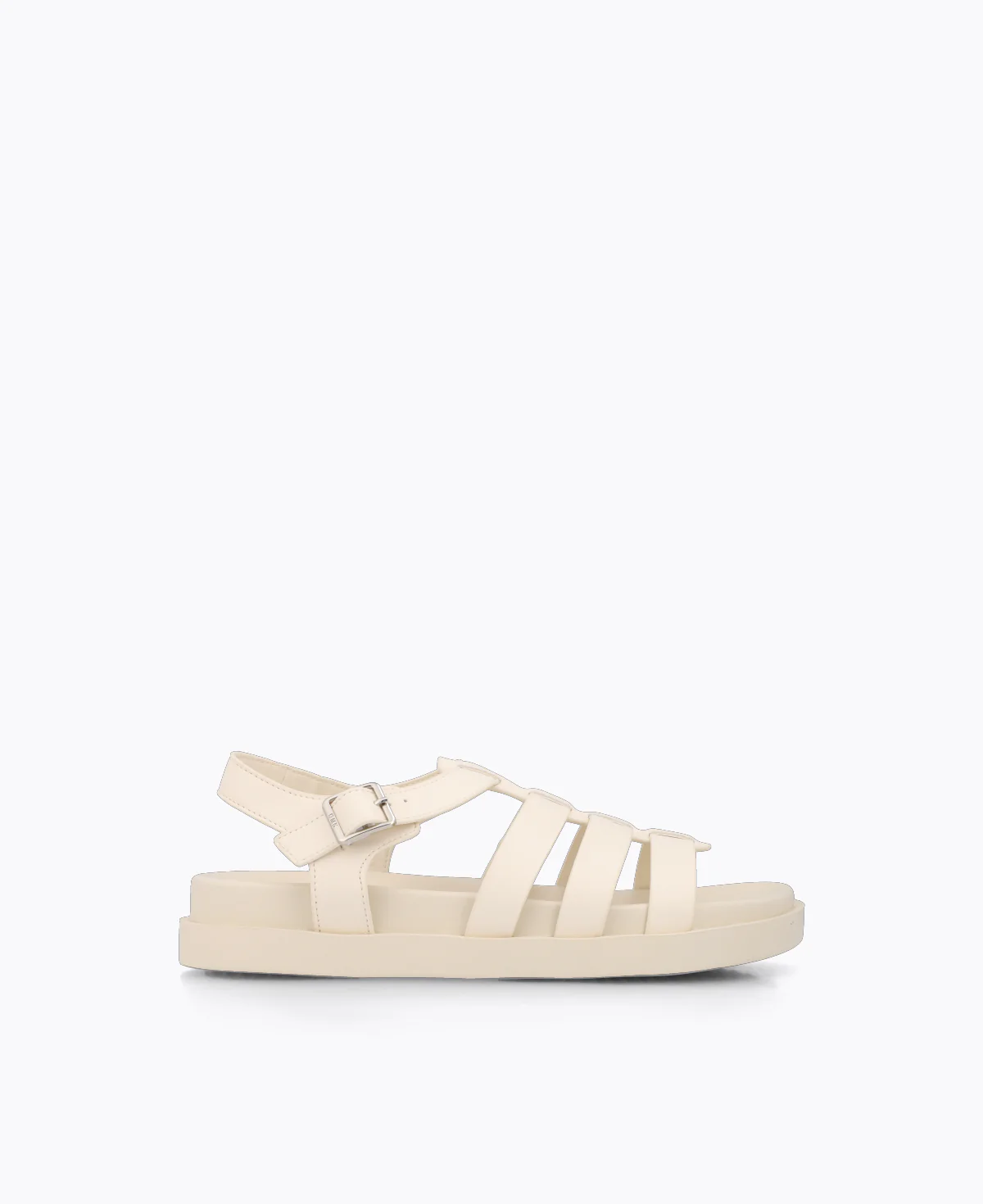 Nellie Platform Sandals - Beige