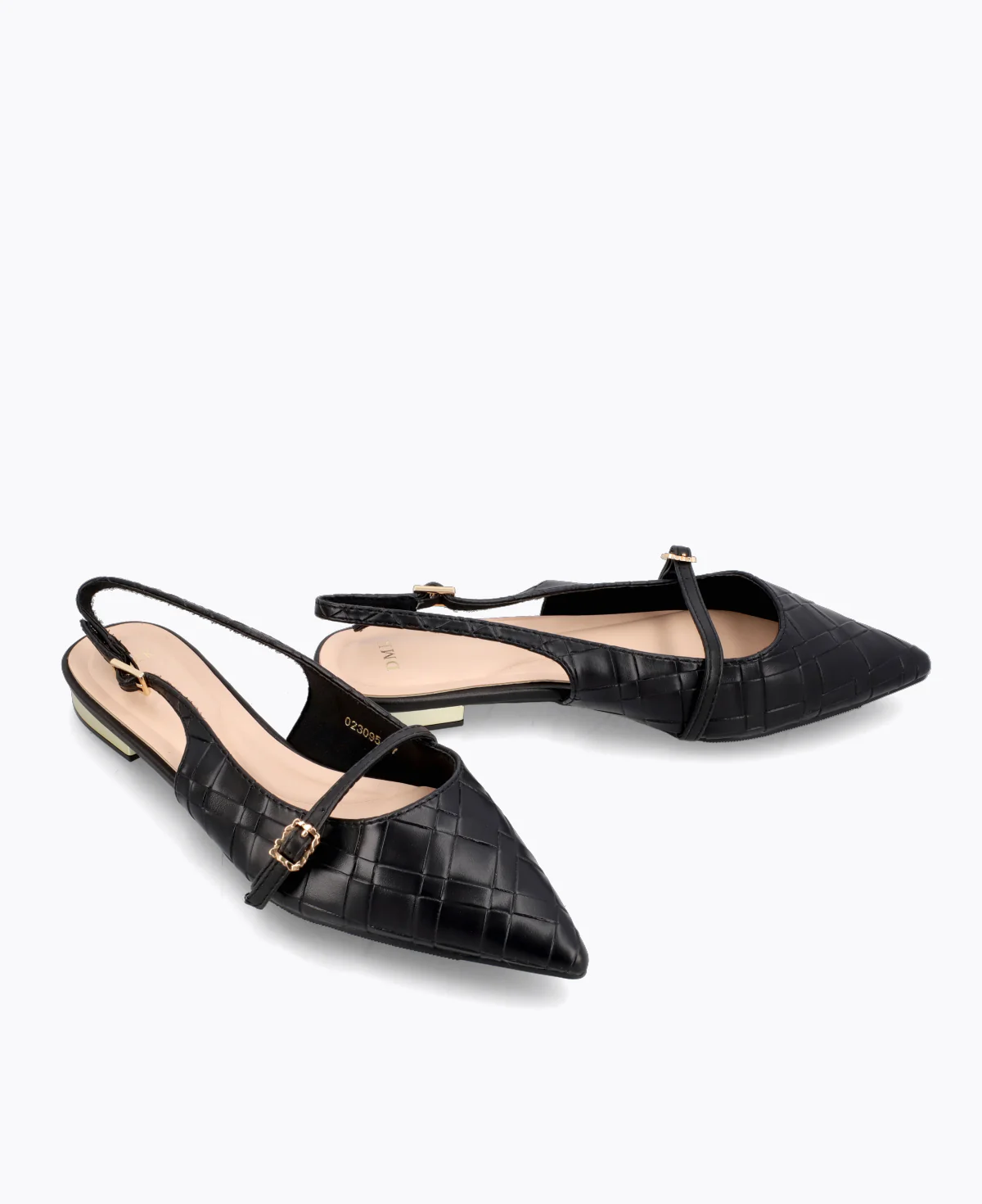 Raelyn Slingback Flat Pumps - Black - Image 2