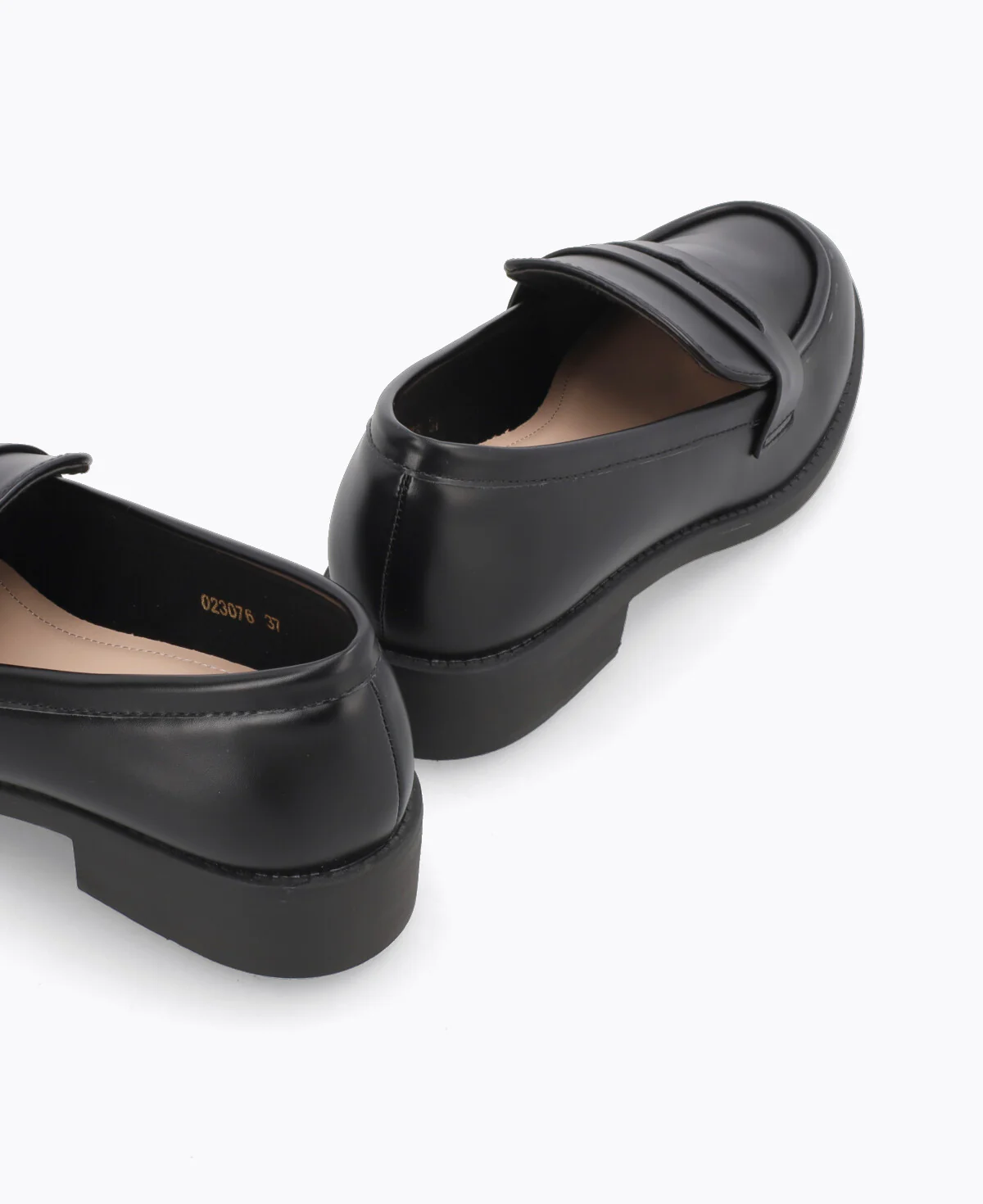 Reese Platform Loafers - Matte Black - Image 3