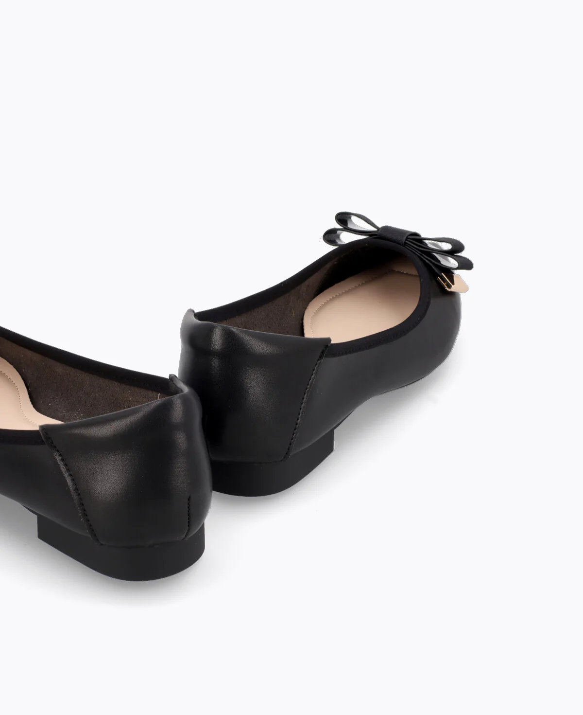 Vonia Ballerina Flats - Black - Image 3