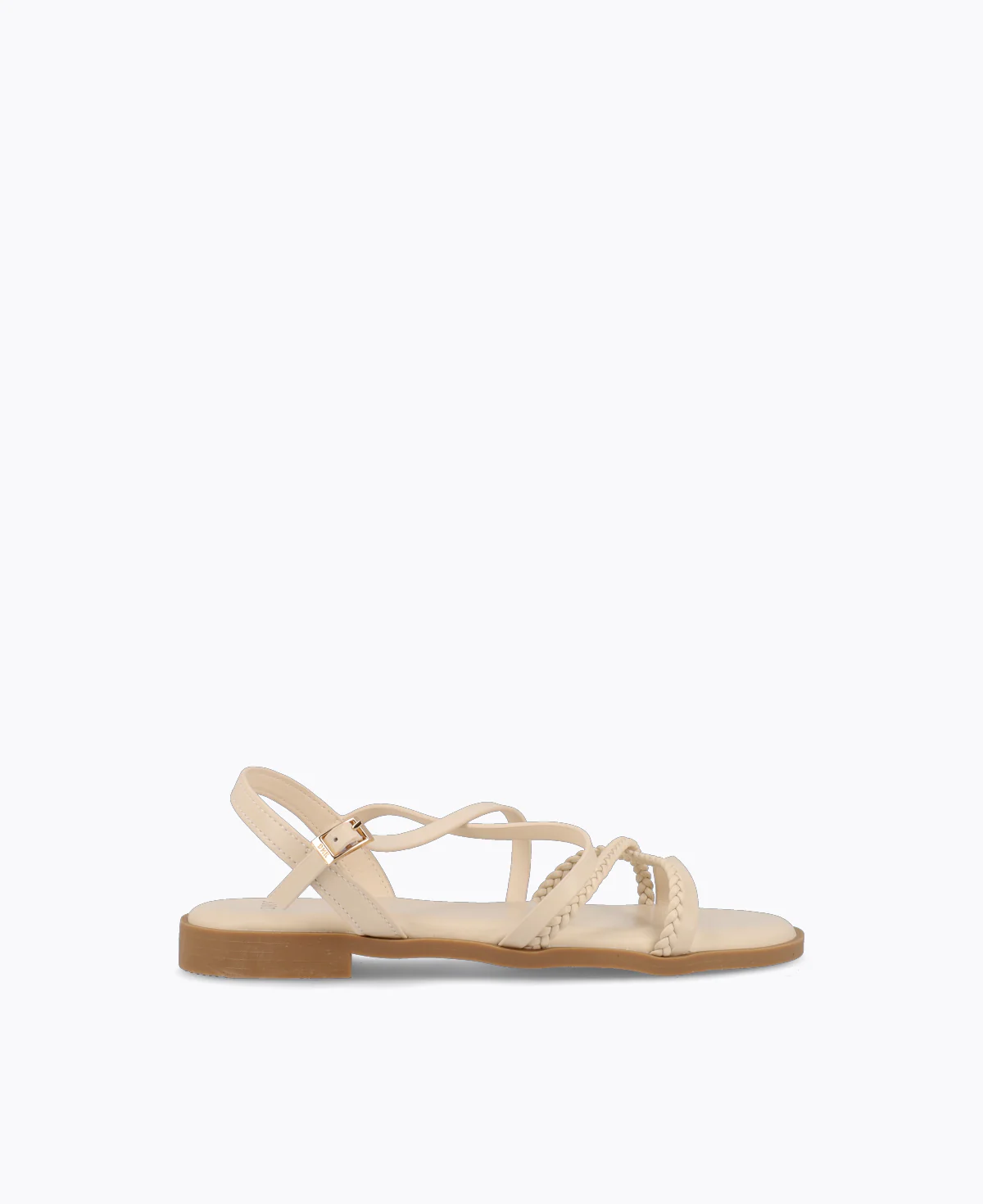 Zoey Flat Sandals - Beige