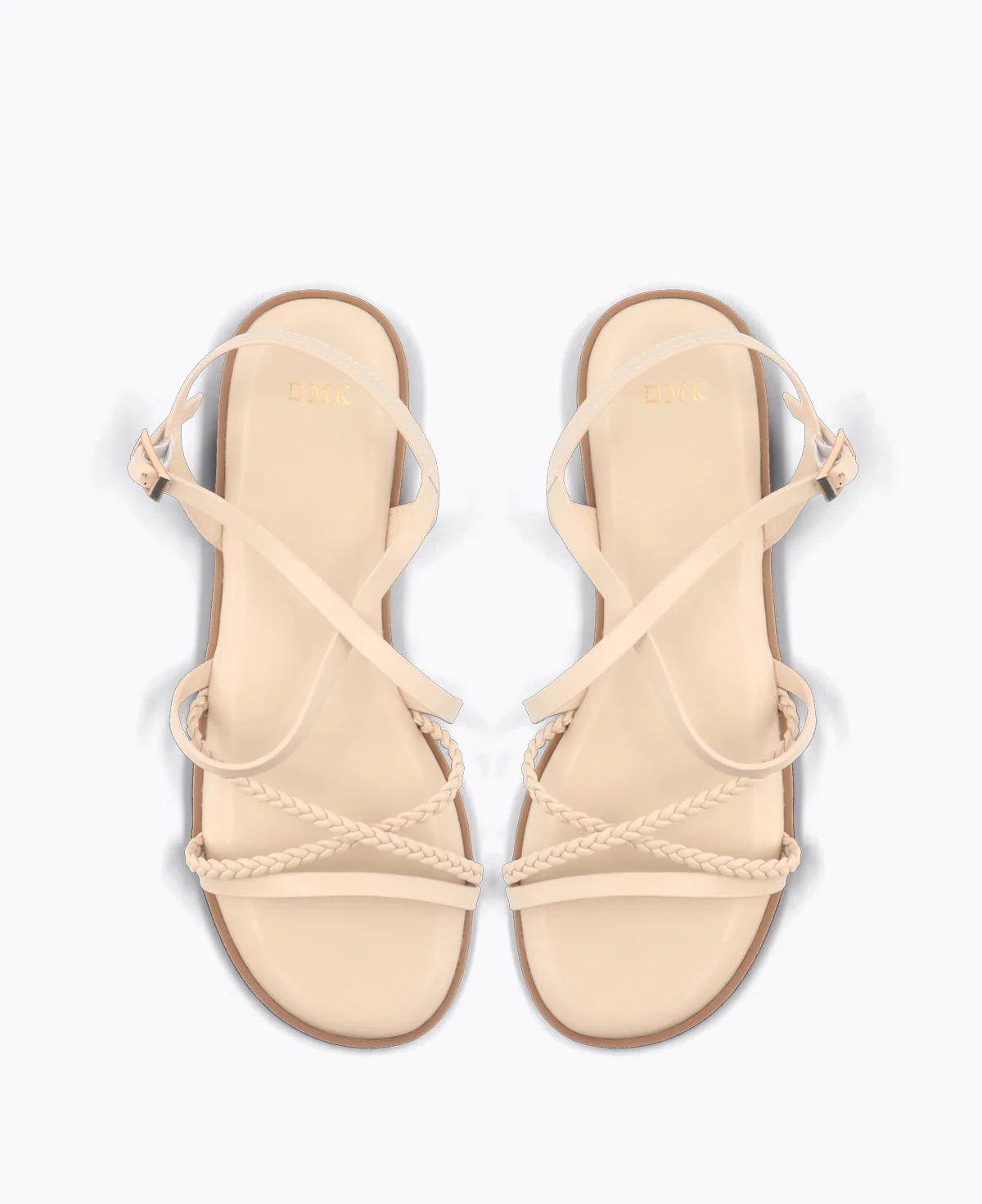 Zoey Flat Sandals - Beige - Image 4
